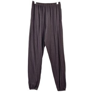 Na Nin Freddie Cotton Jersey Jogger - Faded Black Relaxed Fit Jogger Sweatpants